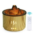 thumbnail image 1 of VAVSEA Essential Oil Diffuser,400ml Flame Diffuser, Air Humidifier with Remote Control,for Bedroom Home, Valentines Day Gifts, Wood Color, 1 of 8
