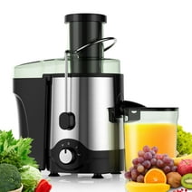 VAVSEA Juicer Machine 600W, Juice Extractor, Anti-Drip Press Centrifugal Juicer with Big Mouth 3" Feed Chute for Whole Fruit Vegetable, BPA-Free, Easy to Clean