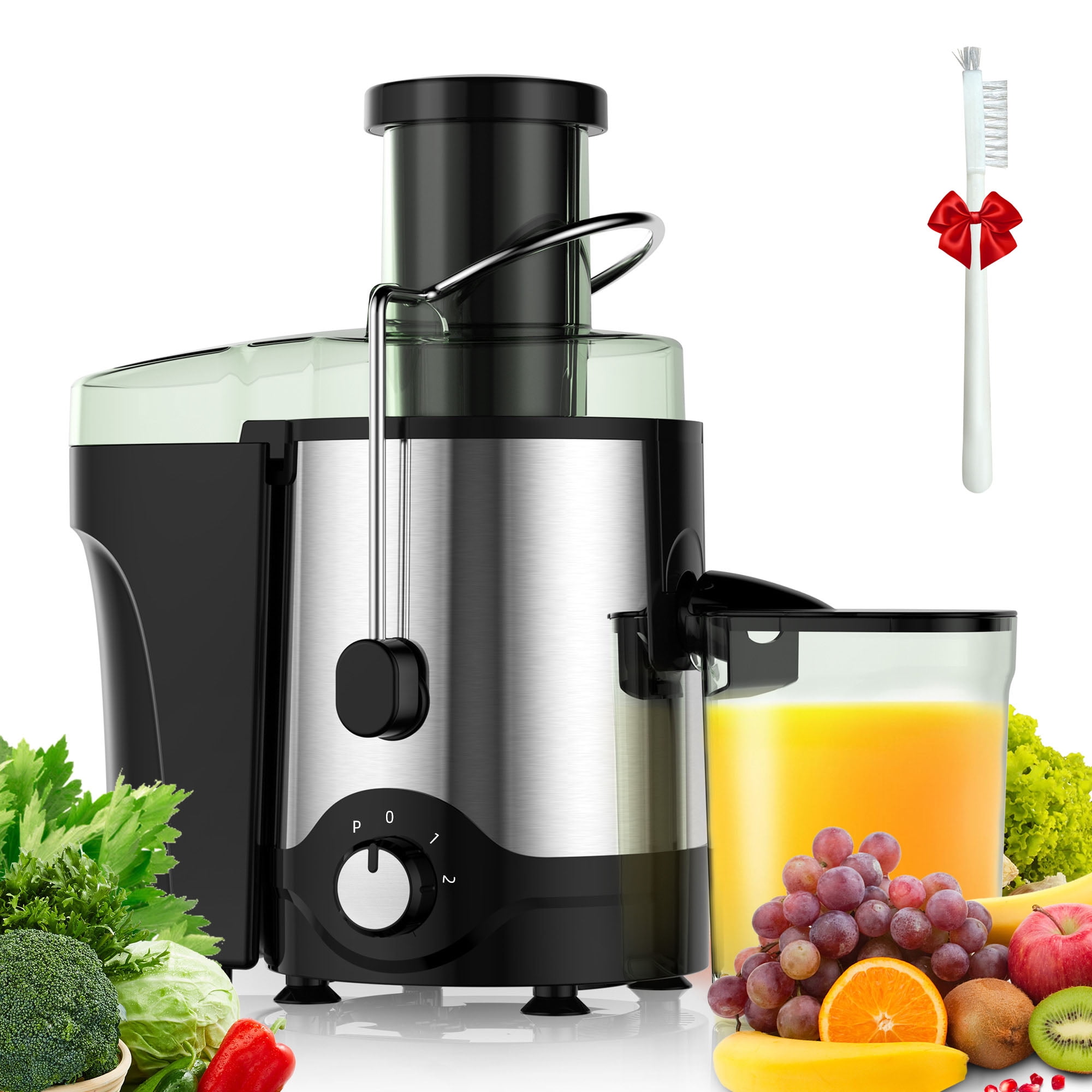 Hamilton Beach Big Mouth Easy to Clean Juice Maker Machine 800W for Large Fruits Vegetables Black 67601 Walmart