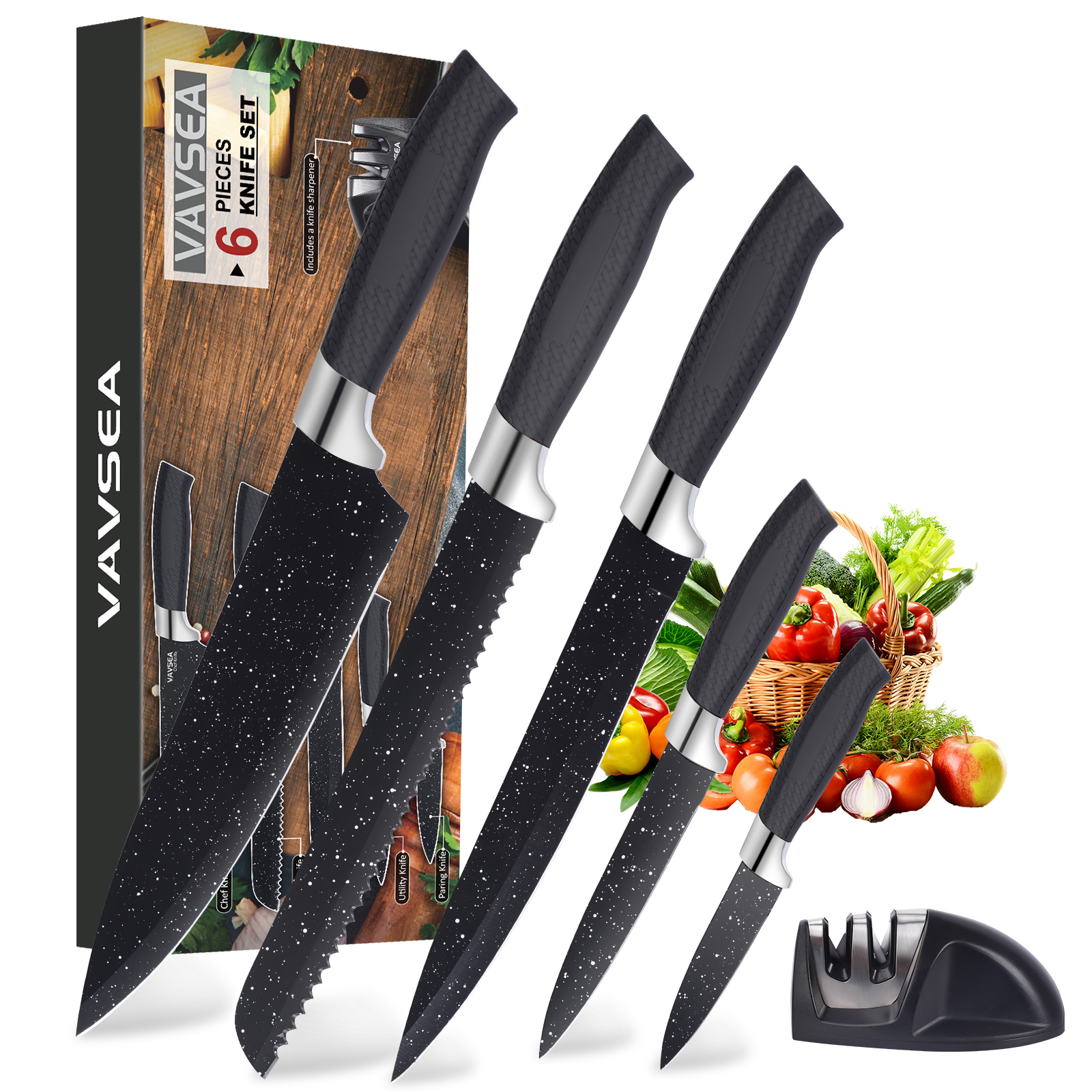 Daily Chef Paring Knives, 4 Ct