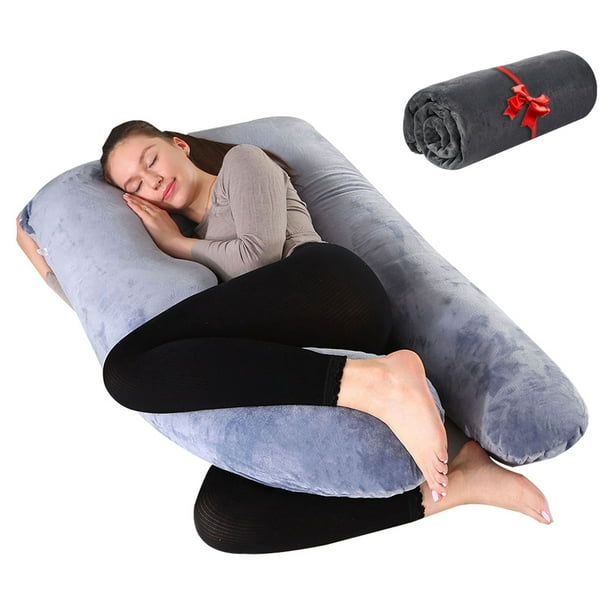 VAVSEA Pregnancy Pillows with 2 Covers, UShape Full Body Pillow for