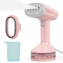 VAVSEA Steamer for Clothes, 1500W Portable Handheld Travel Garment Steamer, Steam Iron, Fabric Wrinkles Remover, 15s Fast Heat-up, Pink