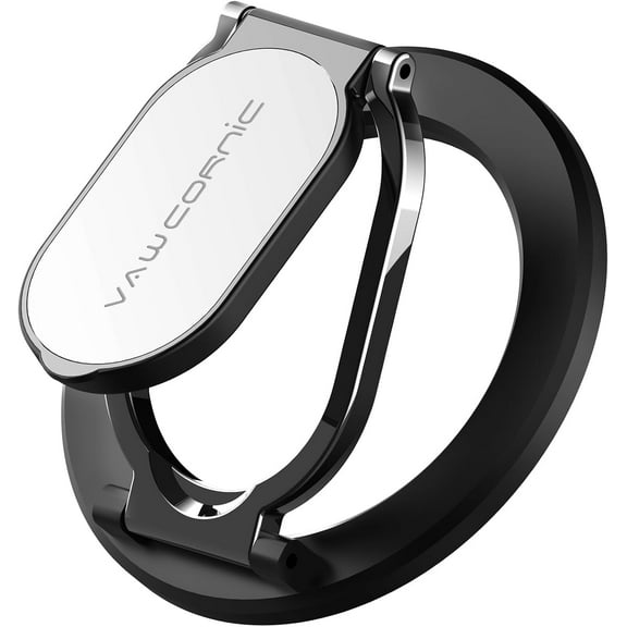 VAWcornic Dual-Sided Magnetic Phone Ring Holder, Dual-Direction Rotating Magnetic Phone Grip Phone Stand for MagSafe Car Mount Compatible with MagSafe Series iPhone 14 13 12, All Phones and Cases