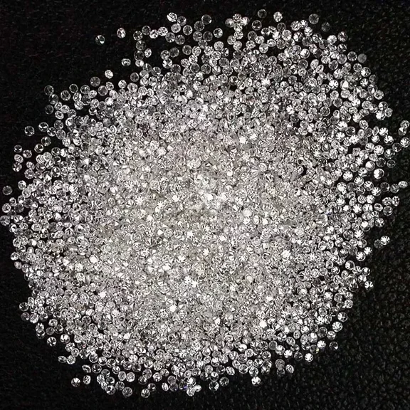 VAYDHISH ENTERPRISES 2.50 mm Loose CVD Lot Lab-Grown Diamond Round Cut D F- IF Certified Diamond 100 Pcs