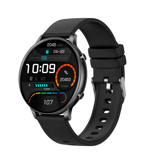 VAYKAL Smart Watch Fitness Tracker for Android and IOS with Multiple Sports Modes Pedometer Stopwatch Make and Answer Calls Message Notifications IP67 Waterproof