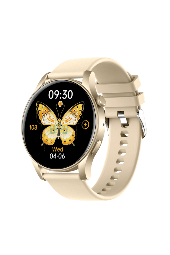 Smart Watch Fitness Tracker for Android and iOS Multiple Sports Modes AMOLED Screen Pedometer Timer Stopwatch Call Message Notifications IP67 Waterproof