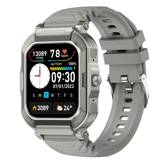 VAYKAL Smart Watch Fitness Tracker for Android and iOS Multiple Sports Modes Pedometer Timer Stopwatch Make/Answer Calls Message Notifications IP68 Waterproof