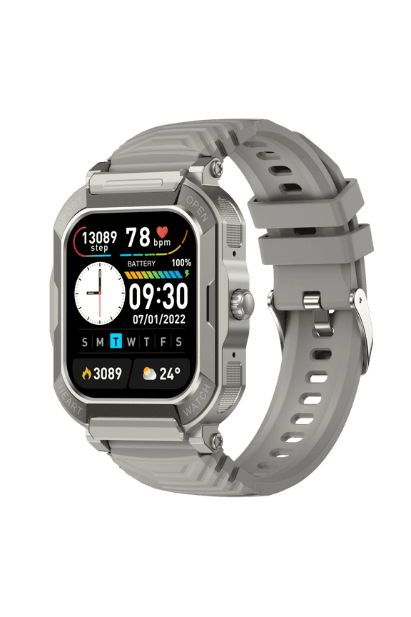 Smart Watch Fitness Tracker for Android and iOS Multiple Sports Modes Pedometer Timer Stopwatch Make/Answer Calls Message Notifications IP68 Waterproof