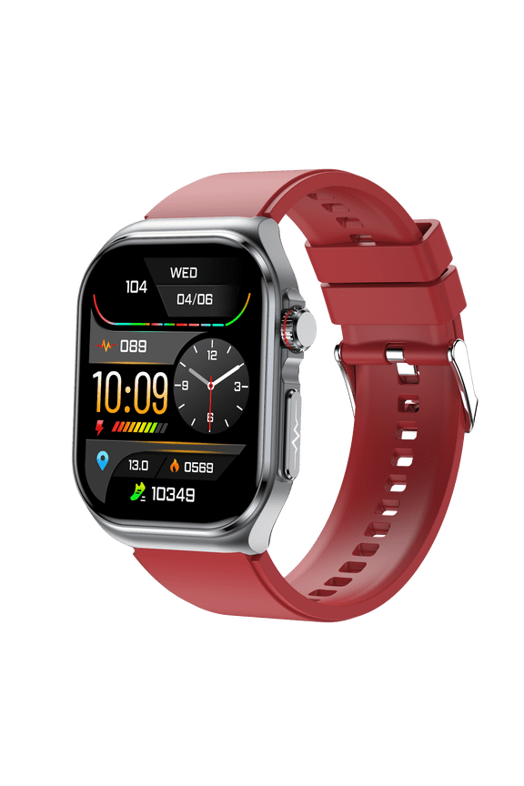 Smart Watch Fitness Tracker for Android and iPhone AMOLED Screen Multiple Sports Modes Pedometer Timer Stopwatch Make/Answer Calls Message Notifications IP68 Waterproof