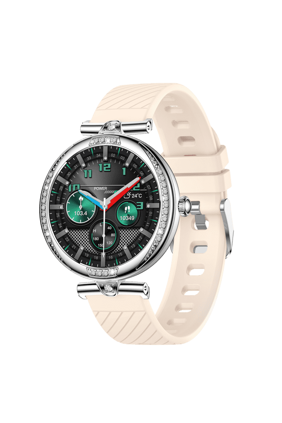 Smart Watch Fitness Tracker for Android and iPhone AMOLED Screen Multiple Sports Modes Pedometer Timer Stopwatch Make/Answer Calls Message Notifications IP68 Waterproof