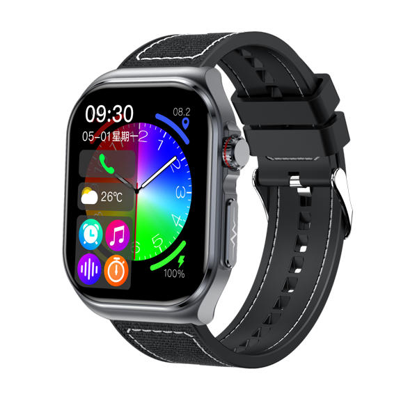 VAYKAL Smart Watch Fitness Tracker for Android and iPhone AMOLED Screen Multiple Sports Modes Pedometer Timer Stopwatch Make/Answer Calls Message Notifications IP68 Waterproof