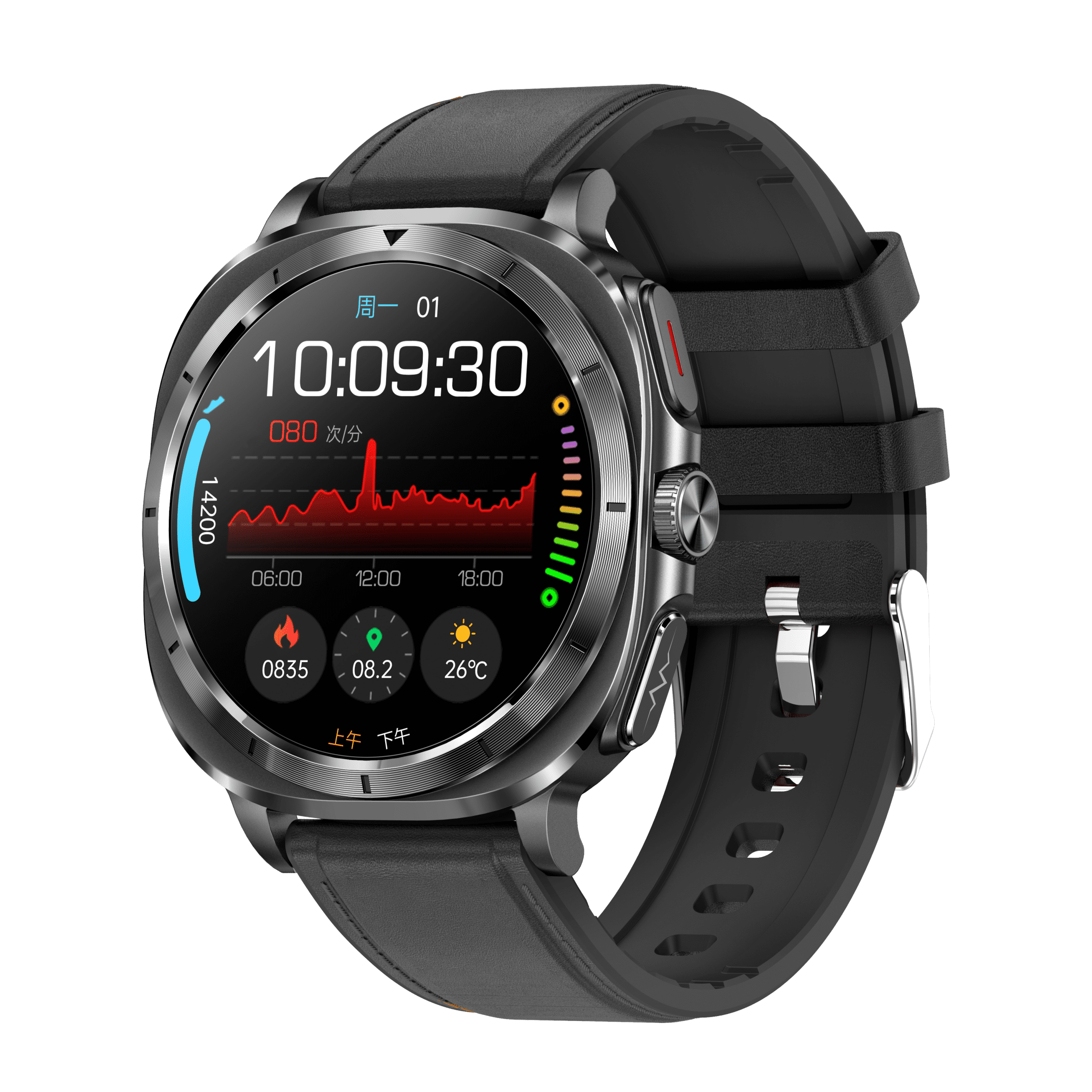 VAYKAL Smart Watch Fitness Tracker for Android and iPhone AMOLED Screen Multiple Sports Modes Pedometer Timer Stopwatch Make/Answer Calls Message Notifications IP68 Waterproof