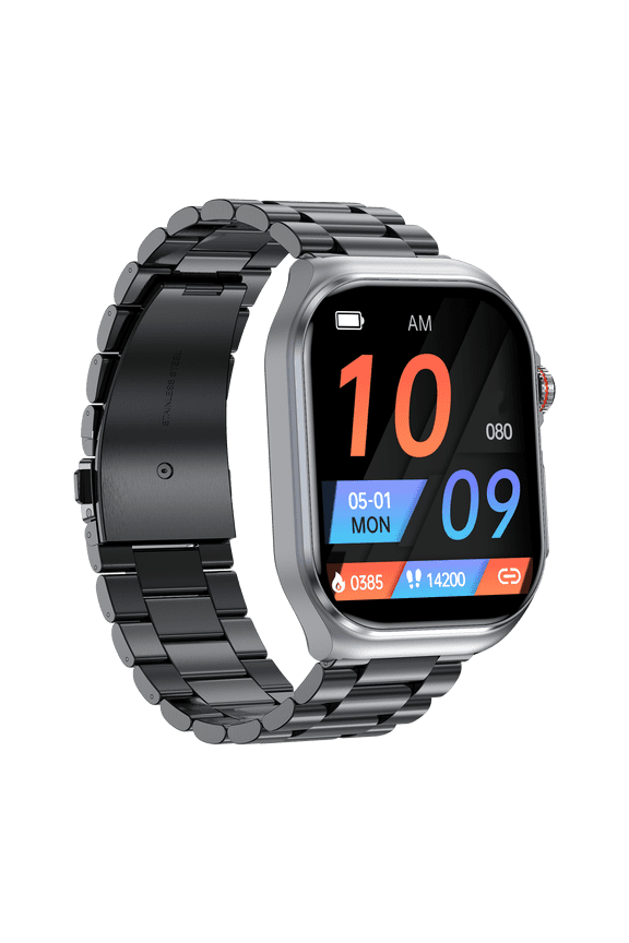 Smart Watch Fitness Tracker for Android and iPhone AMOLED Screen Multiple Sports Modes Pedometer Timer Stopwatch Make/Answer Calls Message Notifications IP68 Waterproof