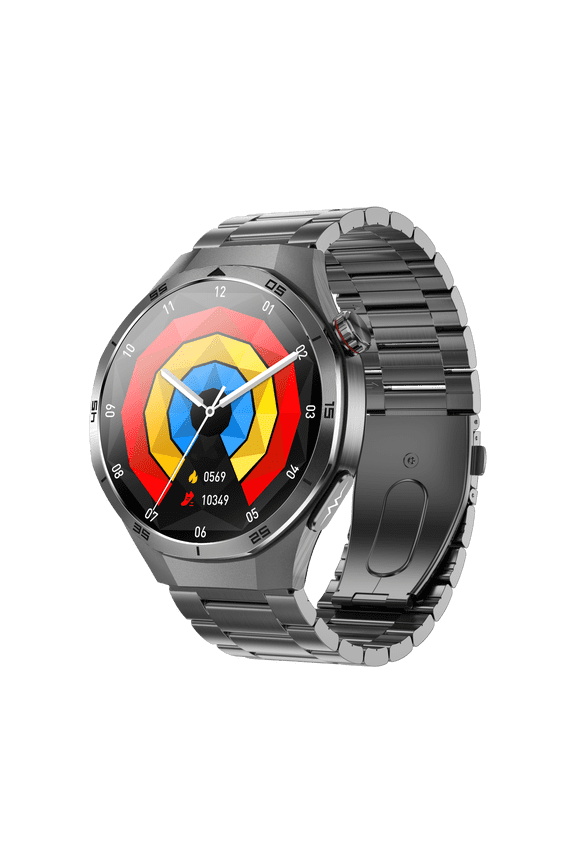 Smart Watch Fitness Tracker for Android and iPhone AMOLED Screen Multiple Sports Modes Pedometer Timer Stopwatch Make/Answer Calls Message Notifications IP68 Waterproof