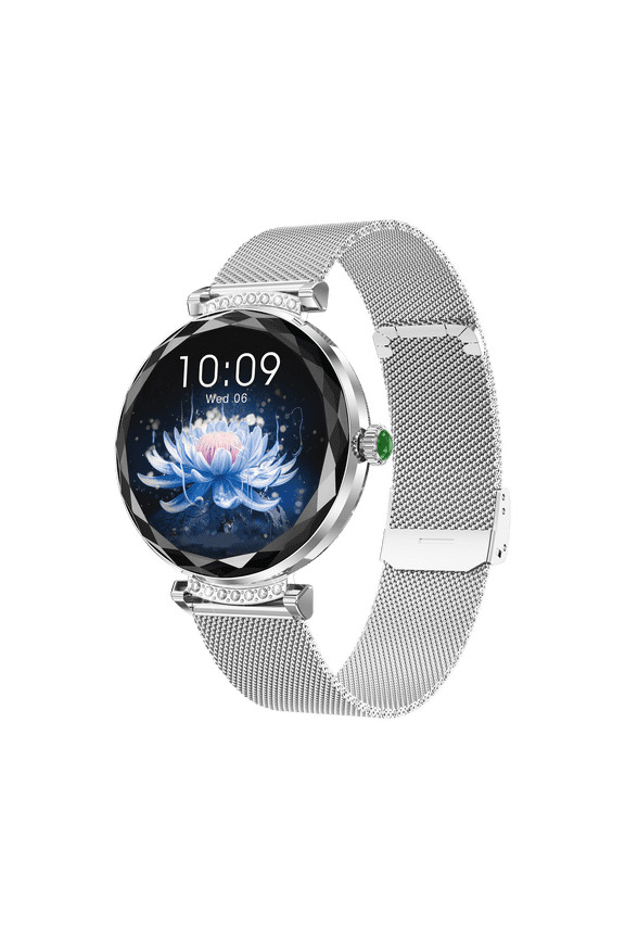 Smart Watch Fitness Tracker for Android and iPhone AMOLED Screen Multiple Sports Modes Pedometer Timer Stopwatch Make/Answer Calls Message Notifications IP68 Waterproof