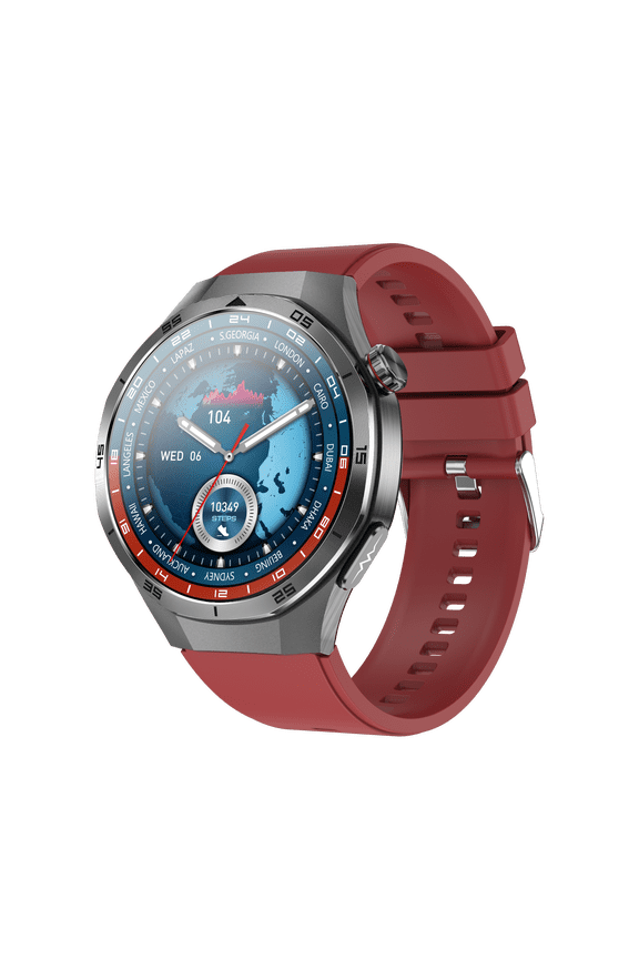 Smart Watch Fitness Tracker for Android and iPhone AMOLED Screen Multiple Sports Modes Pedometer Timer Stopwatch Make/Answer Calls Message Notifications IP68 Waterproof