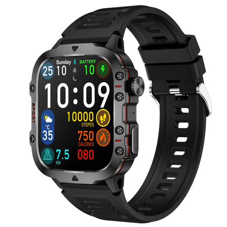 VAYKAL Smart Watch Fitness Tracker for Android and iPhone Multiple Sports Modes 3ATM Waterproof Pedometer Timer Stopwatch Make/Answer Calls Message Notifications