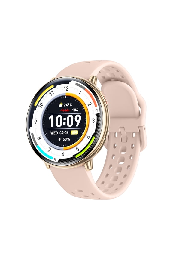 Smart Watch Fitness Tracker for Android and iPhone Multiple Sports Modes AMOLED Screen Pedometer Timer Stopwatch Make/Answer Calls Message Notifications IP68 Waterproof