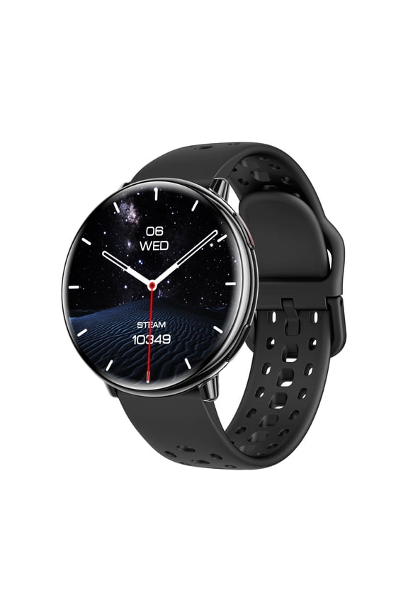 Smart Watch Fitness Tracker for Android and iPhone Multiple Sports Modes AMOLED Screen Pedometer Timer Stopwatch Make/Answer Calls Message Notifications IP68 Waterproof