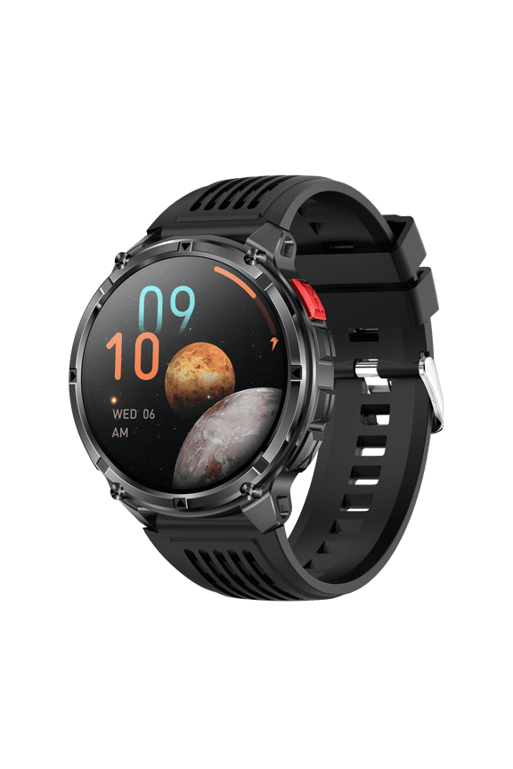 Smart Watch Fitness Tracker for Android and iPhone Multiple Sports Modes Compass Pedometer Timer Stopwatch Make/Answer Calls Message Notifications IP68 Waterproof