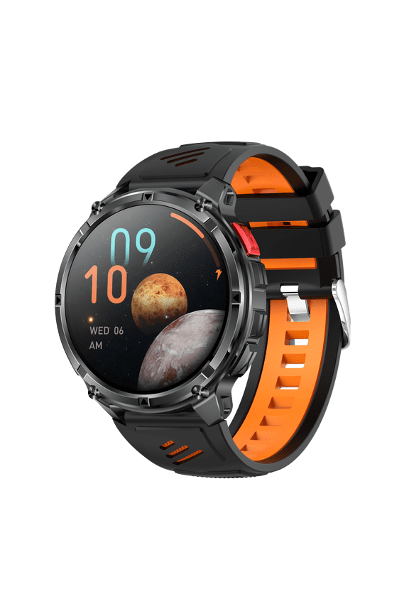 Smart Watch Fitness Tracker for Android and iPhone Multiple Sports Modes Compass Pedometer Timer Stopwatch Make/Answer Calls Message Notifications IP68 Waterproof