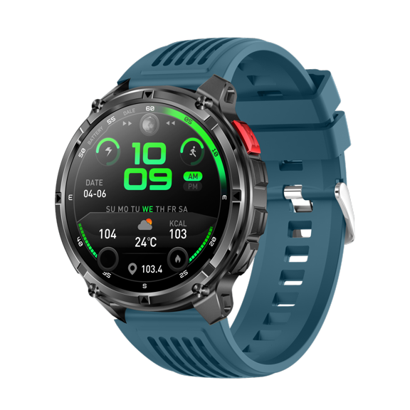 VAYKAL Smart Watch Fitness Tracker for Android and iPhone Multiple Sports Modes Compass Pedometer Timer Stopwatch Make/Answer Calls Message Notifications IP68 Waterproof