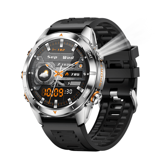 VAYKAL Smart Watch Fitness Tracker for Android and iPhone Multiple Sports Modes Pedometer Timer Stopwatch Make/Answer Calls Message Notifications 3ATM Waterproof