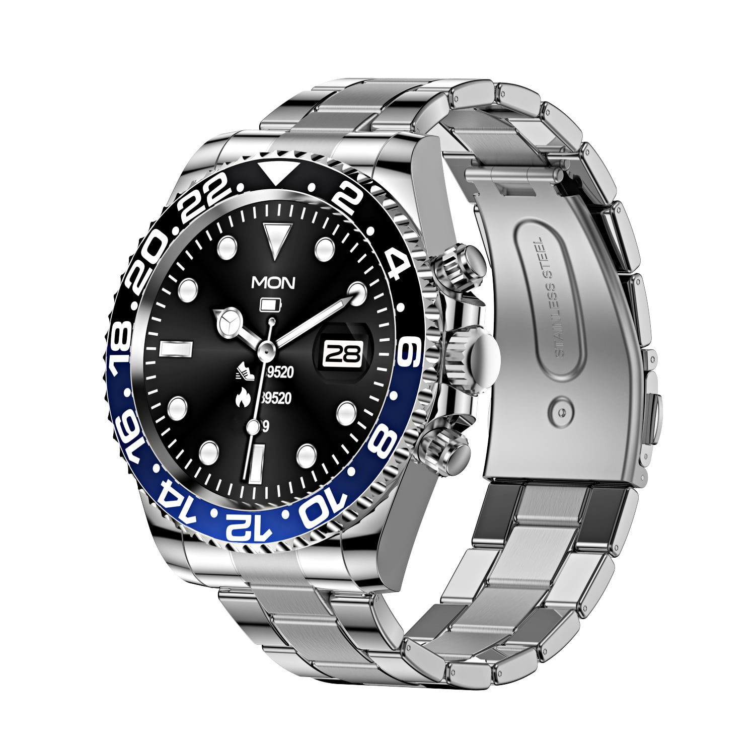 VAYKAL Smart Watch Fitness Tracker for Android and iPhone Multiple Sports Modes Pedometer Timer Stopwatch Make/Answer Calls Message Notifications IP67 Waterproof