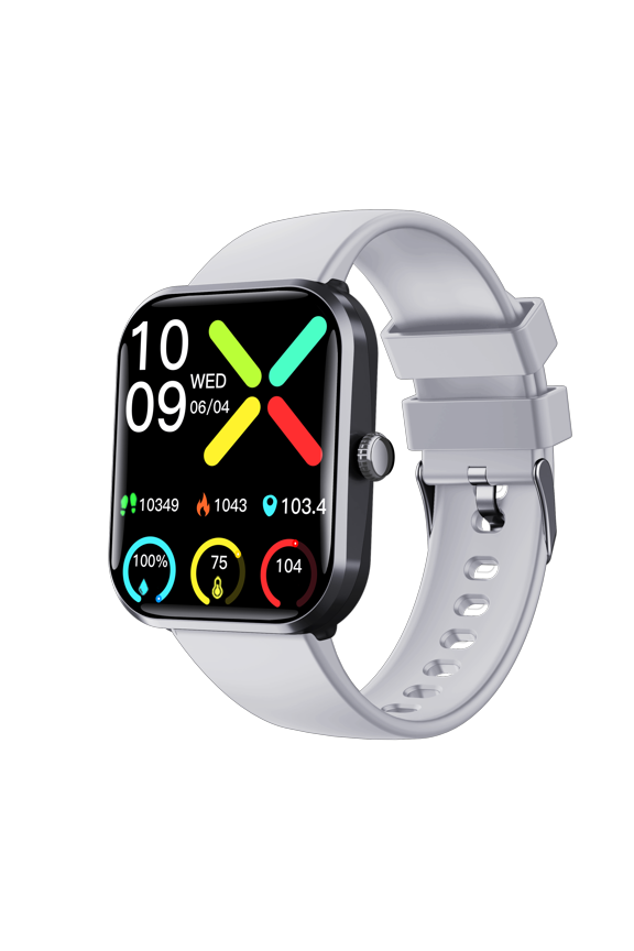 Smart Watch Fitness Tracker for Android and iPhone Multiple Sports Modes Pedometer Timer Stopwatch Make/Answer Calls Message Notifications IP67 Waterproof