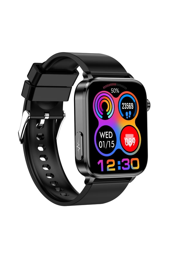 Smart Watch Fitness Tracker for Android and iPhone Multiple Sports Modes Pedometer Timer Stopwatch Make/Answer Calls Message Notifications IP67 Waterproof