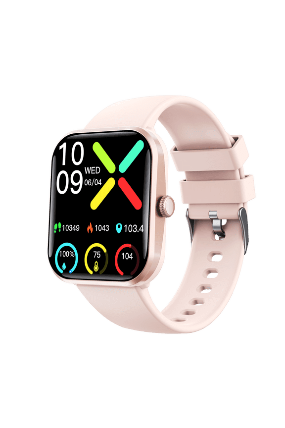 Smart Watch Fitness Tracker for Android and iPhone Multiple Sports Modes Pedometer Timer Stopwatch Make/Answer Calls Message Notifications IP67 Waterproof