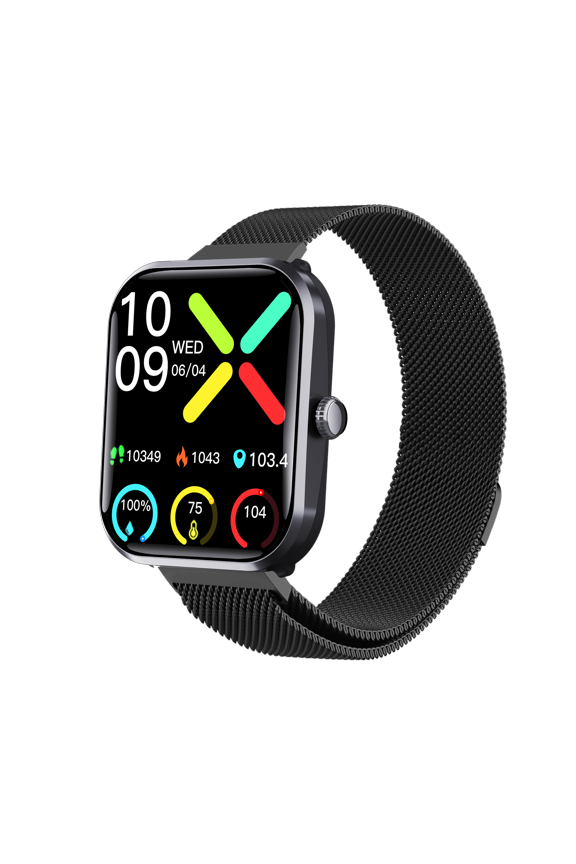Smart Watch Fitness Tracker for Android and iPhone Multiple Sports Modes Pedometer Timer Stopwatch Make/Answer Calls Message Notifications IP67 Waterproof