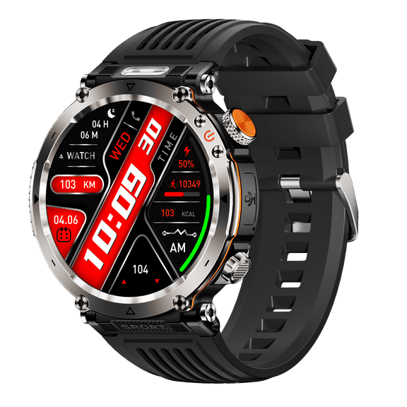 VAYKAL Smart Watch Fitness Tracker for Android and iPhone Multiple Sports Modes Pedometer Timer Stopwatch Make/Answer Calls Message Notifications IP68 Waterproof