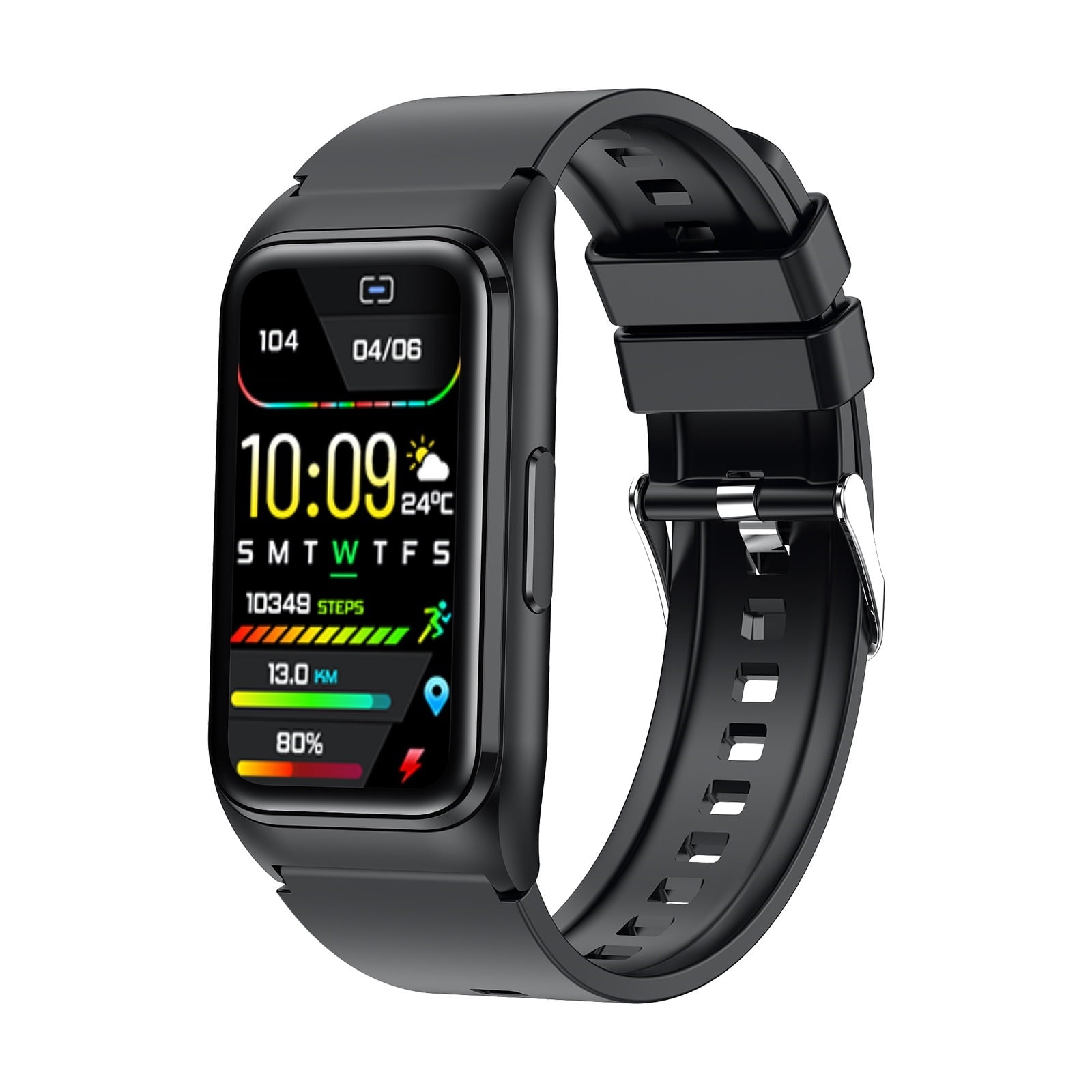 VAYKAL Smart Watch Fitness Tracker for Android and iPhone Multiple Sports Modes Pedometer Timer Stopwatch Make/Answer Calls Message Notifications IP68 Waterproof