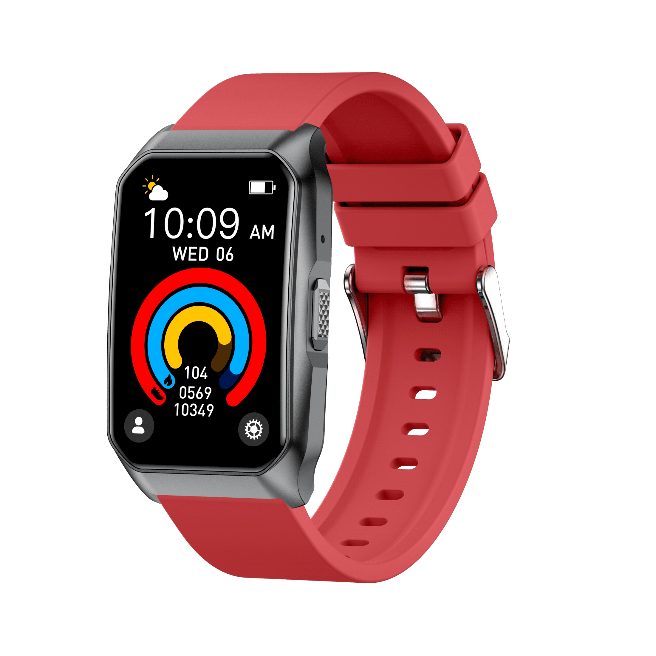 VAYKAL Smart Watch Fitness Tracker for Android and iPhone Multiple Sports Modes Pedometer Timer Stopwatch Make/Answer Calls Message Notifications IP68 Waterproof
