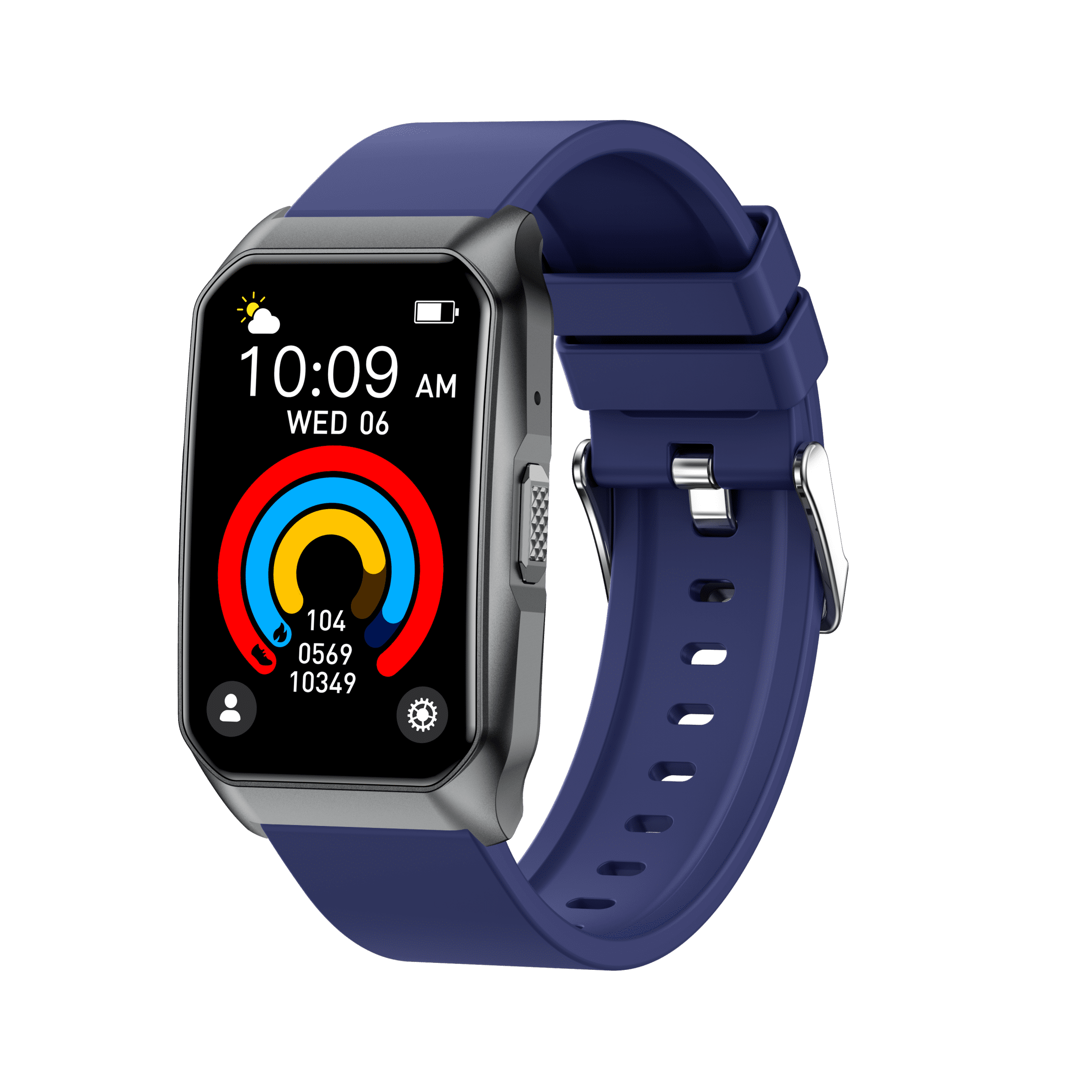 VAYKAL Smart Watch Fitness Tracker for Android and iPhone Multiple Sports Modes Pedometer Timer Stopwatch Make/Answer Calls Message Notifications IP68 Waterproof