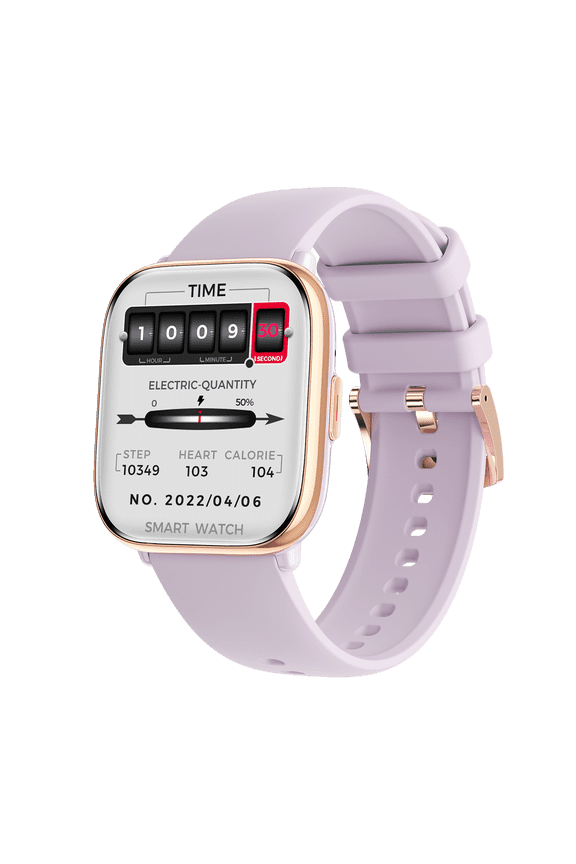 Smartwatch AMOLED Screen Fitness Tracker for Android and iOS Multiple Sports Modes Pedometer Timer Stopwatch Make/Answer Calls Message Notifications IP67 Waterproof