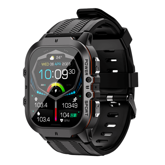 VAYKAL Smartwatch Fitness Tracker for Android and IOS Multiple Sports Modes 1ATM Waterproof Pedometer Timer Stopwatch Make/Answer Calls Message Notifications