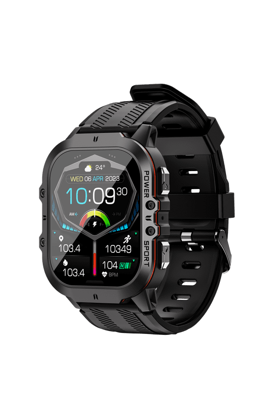 Smartwatch Fitness Tracker for Android and IOS Multiple Sports Modes 1ATM Waterproof Pedometer Timer Stopwatch Make/Answer Calls Message Notifications