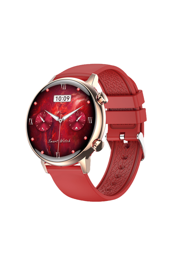 Smartwatch Fitness Tracker for Android and IOS Multiple Sports Modes Pedometer AMOLED Screen Make and Answer Calls Message Notifications IP68 Waterproof