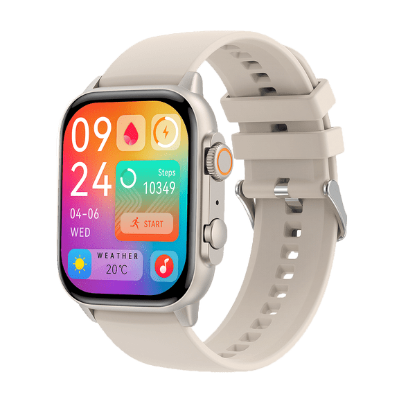 VAYKAL Smartwatch Fitness Tracker for Android and IOS Multiple Sports Modes Pedometer AMOLED Screen Stopwatch Make Answer Calls Message Notifications IP68 Waterproof