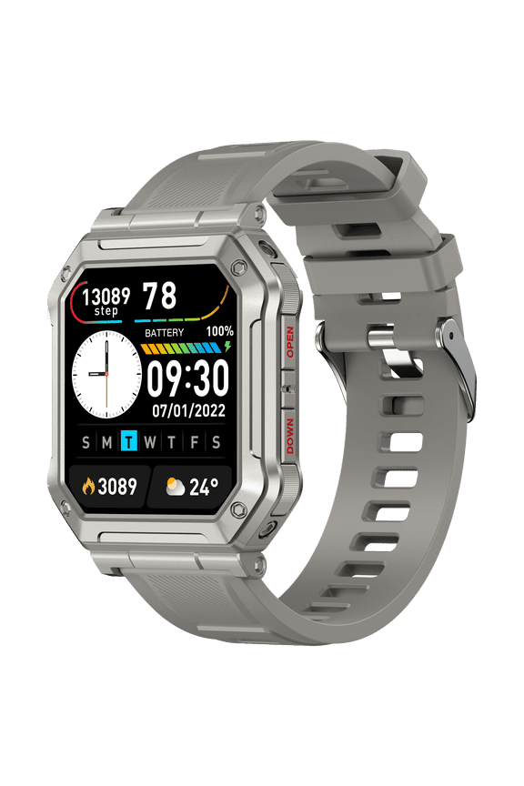 Smartwatch Fitness Tracker for Android and IOS Multiple Sports Modes Pedometer Timer Stopwatch Make Answer Calls Message Notifications IP68 Waterproof
