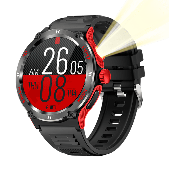VAYKAL Smartwatch Fitness Tracker for Android & iOS Compass 3ATM Waterproof Multiple Sports Modes Pedometer Timer Stopwatch Call Answer/Decline Message Notifications