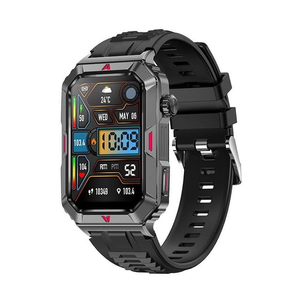 VAYKAL Smartwatch Fitness Tracker for Android and iOS Multiple Sport Modes Pedometer Timer Stopwatch Make Answer Calls Message Notifications IP67 Waterproof