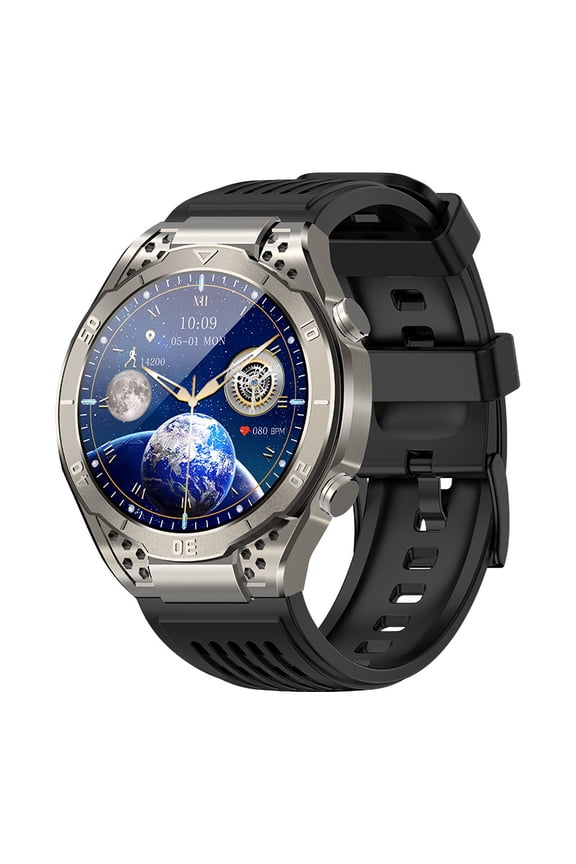 Smartwatch Fitness Tracker for Android and iOS Multiple Sports Modes AMOLED Display Pedometer Timer Stopwatch Call Answer Message Notifications IP67 Waterproof