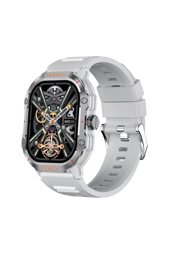Smartwatch Fitness Tracker for Android and iOS Multiple Sports Modes AMOLED Display Pedometer Timer Stopwatch NFC Make/Answer Calls Message Notifications IP67 Waterproof