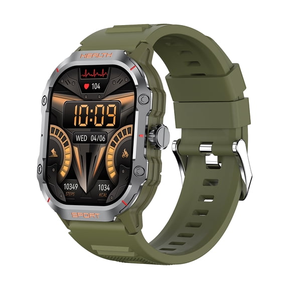 VAYKAL Smartwatch Fitness Tracker for Android and iOS Multiple Sports Modes AMOLED Display Pedometer Timer Stopwatch NFC Make/Answer Calls Message Notifications IP67 Waterproof