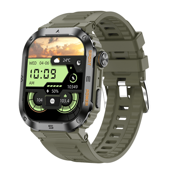 VAYKAL Smartwatch Fitness Tracker for Android and iOS Multiple Sports Modes Pedometer Timer Stopwatch Call Answering and Making Message Notifications IP68 Waterproof