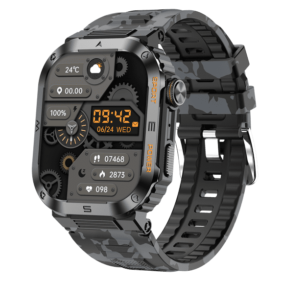VAYKAL Smartwatch Fitness Tracker for Android and iOS Multiple Sports Modes Pedometer Timer Stopwatch Call Answering and Making Message Notifications IP68 Waterproof