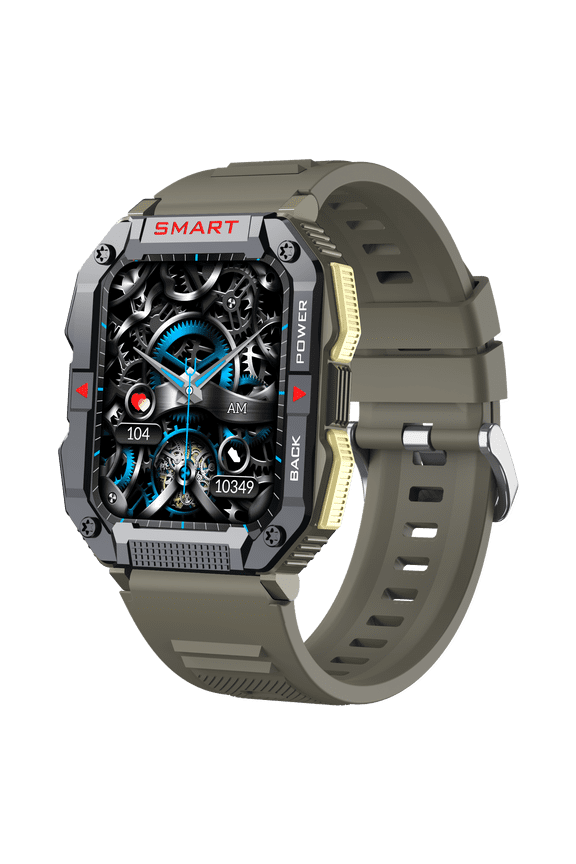 Smartwatch Fitness Tracker for Android and iOS Multiple Sports Modes Pedometer Timer Stopwatch Call Answering and Notifications IP67 Waterproof